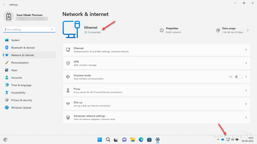 VM with internet connectivity.