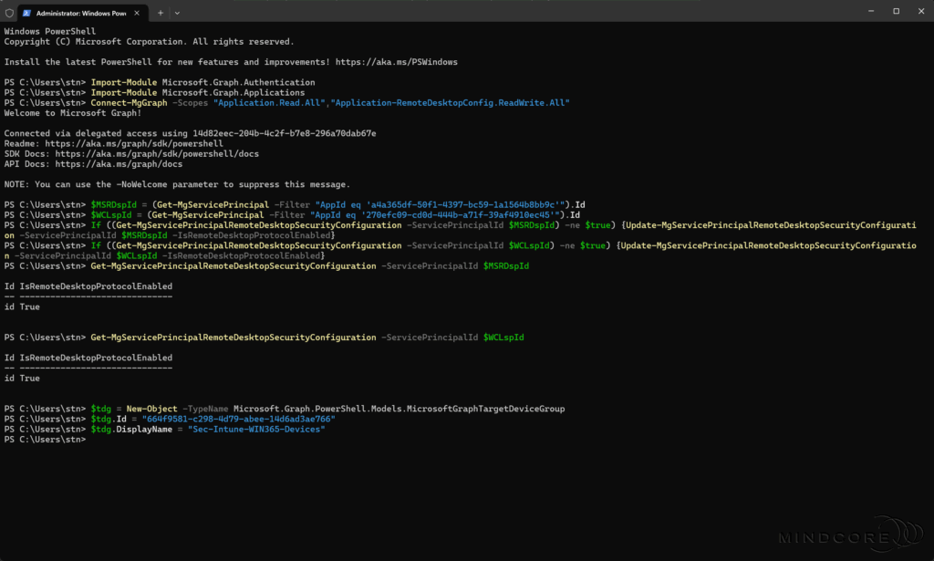 MS Graph - Suppress SSO prompt.