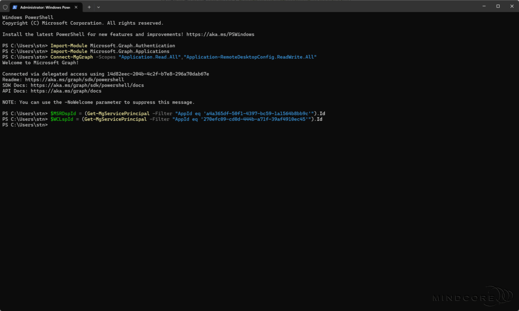 MS Graph - Microsoft Entra authentication.