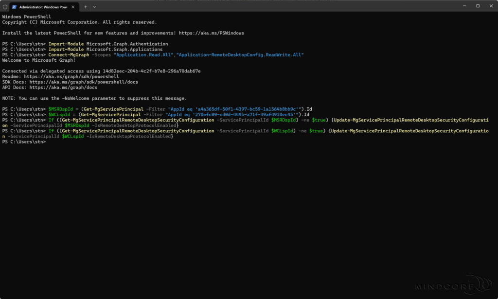 MS Graph - Microsoft Entra authentication.