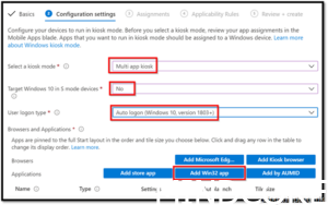 Intune multi app kiosk mode using the new Microsoft Edge - Mindcore ...