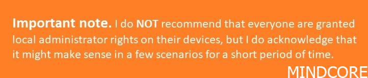 Manage local administrator rights on Windows 365 Cloud PCs. - Mindcore ...