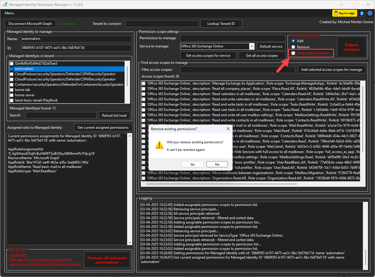 Entra ID - Managed Identity Permission Manager - Mindcore Techblog