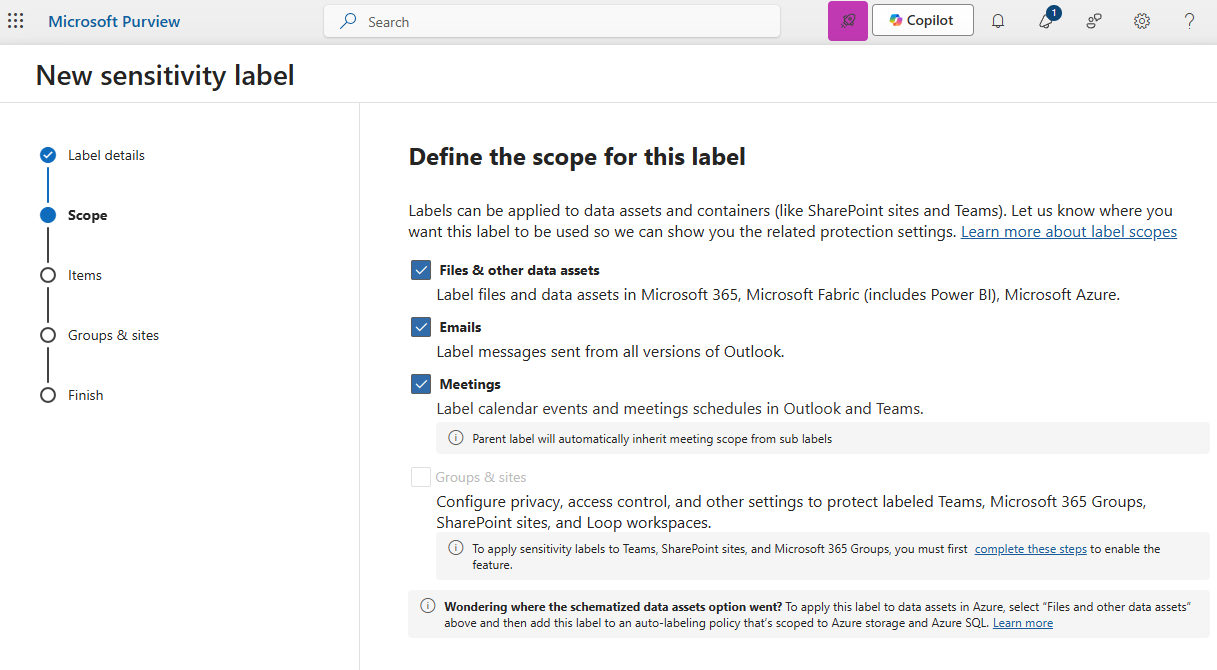 Purview Document Notes Microsoft Purview - Enabling Sensitivity (Purview) Labels for documents ...