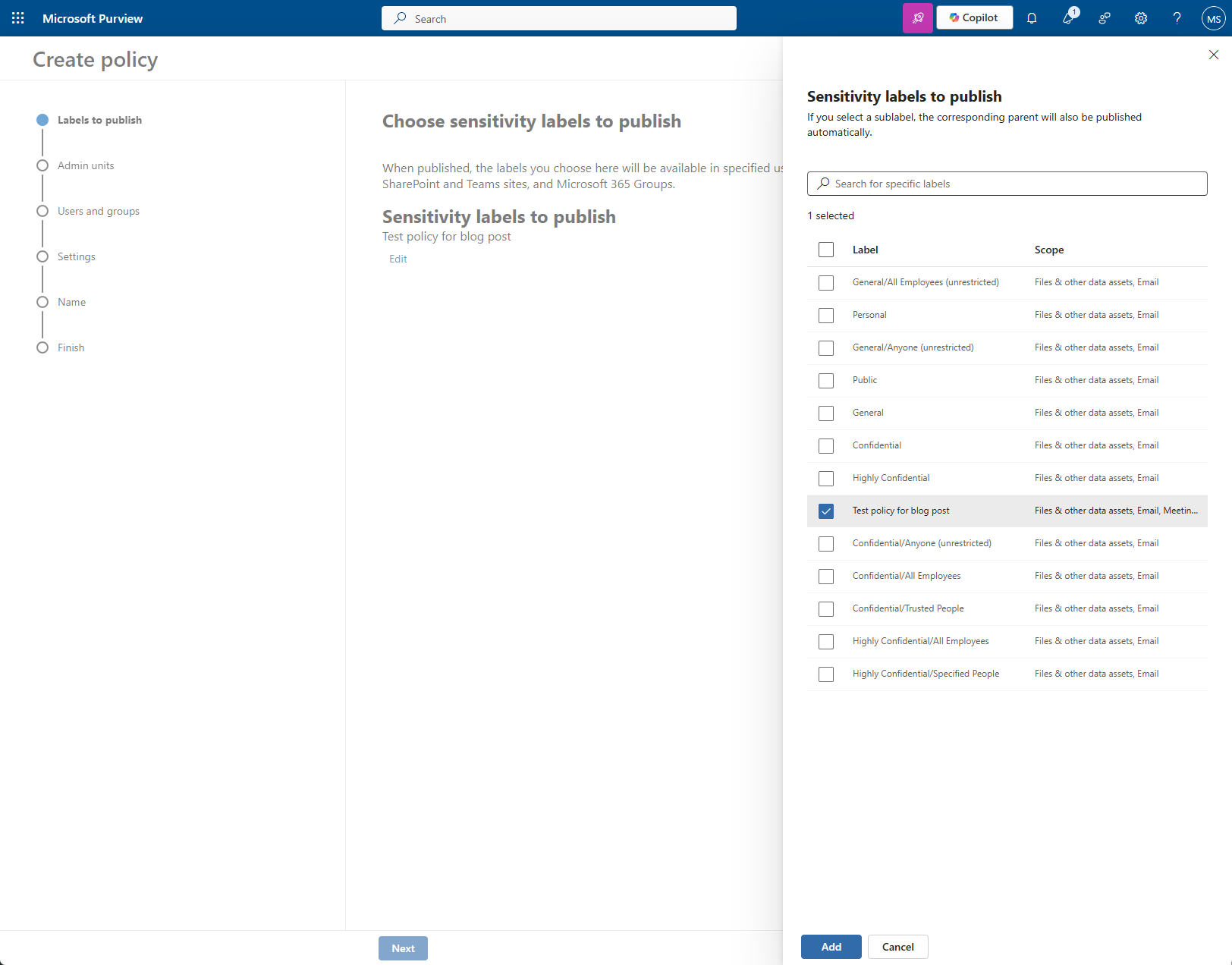 Purview Labels Example Microsoft Purview - Enabling Sensitivity (Purview) Labels for documents ...